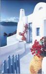 Bougainvillaea Pots (19-1/2 x 27-1/2) by George Meis