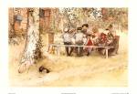 Breakfast under the Big Birch by Carl Larsson