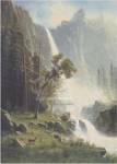Bridal Veil Falls, Yosemite by Albert Bierstadt