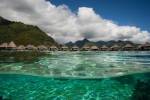Bungalows on the Beach, Moorea, Tahiti, French Polynesia by Panoramic Images