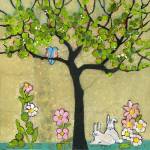 Bunny Tree by Blenda Tyvoll