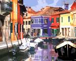Burano Village by Shelley Lake