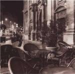 Cafe Avignon by Alan Blaustein