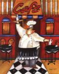Cafe - mini by Jennifer Garant