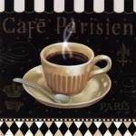 Cafe Parisien I by Daphné Brissonnét
