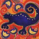 Cameleon Bleu by Sophie Jourdan