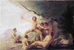 Cannibals Savouring Human Remains by Francisco De Goya