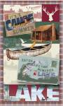 Canoe Lodge Throw Reds by Sher Sester