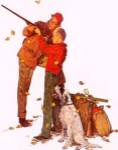 Careful Aim by Norman Rockwell