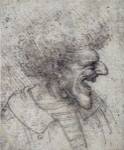 Caricature of a Man with Bushy Hair by Leonardo da Vinci
