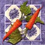 Carrot Tile by Abby White