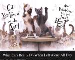 Cat Party by Yoneo Morita