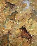 Cave Painting ( Embossed with raised texture)
