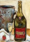 Champagne And Strawberries by Nicole Etienne