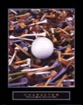 Character - Golf Tees by Bruce Curtis
