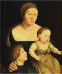 Charity or The Family of the Artist, c.1528 by Hans Holbein