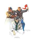 Cheering the Champs by Norman Rockwell