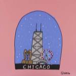 Chicago Snow Globe by Brian Nash