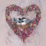 Chick-A-Dees Three by Barbara Mock