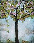 Chickadee Tree 2 by Blenda Tyvoll
