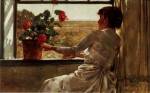 Childe Hassam - Summer Evening Size 21x14 by Childe Hassam