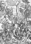 Christ mourned by the Virgin and the female Saints, from 'The Great Passion' series by Albrecht Durer
