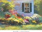 Christine Debrosky - Backlit Mums Size 28x22 by Christine Debrosky
