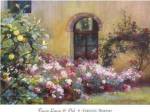 Christine Debrosky - Tuscan Lemons And Pink Size 28x22 by Christine Debrosky