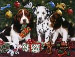 Christmas Puppies 2 by William Vanderdasson
