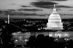 City Lit up at Dusk, Washington DC by Panoramic Images
