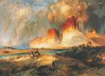 Cliffs of Upper Colorado River by Thomas Moran