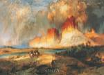 Cliffs of Upper Colorado River by Thomas Moran