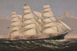 Clipper Ship "Three Brothers", ca. 1875 by Currier and Ives