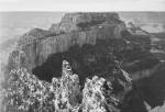 Close-in view of curved cliff, Grand Canyon National Park, Arizona by Ansel Adams