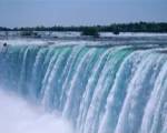 Close-up of a waterfall, Niagara Falls, Ontario, Canada