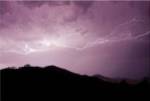 Cloud to cloud lightning strike
