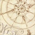 Coast to Coast Sepia IV by Daphné Brissonnét
