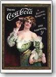 Coca-Cola Lady in Green Dress by Coca-cola