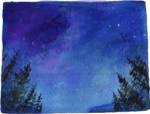 Colorado State Watercolor by Jessica Durrant