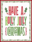 Colorful Christmas with border I by Noonday Design