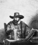 Cornelius Claesz Anslo by Harmensz Van Rijn Rembrandt