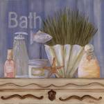 Country Blue Bath by Grace Pullen