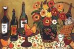 Country Pears with Wine by Suzanne Etienne