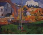 Country Scene in Brittany by Paul Gauguin
