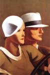 Couple Driving by Marcello Dudovich