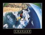 Courage - Hang Glider by H. Roberts