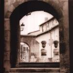 Courtyard In Burgos by Alan Blaustein