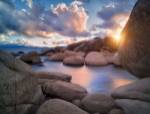 Cove Sunset by Dennis Frates