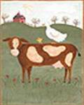 Cow with Duck by Valorie Evers Wenk