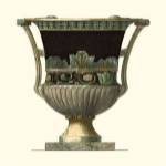 Crackled Large Giardini Urn I by Giovanni Giardini
